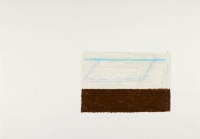 Ohne Titel, 2022, �lkreide auf Papier, 29,7 x 42 cm
