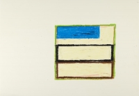 Ohne Titel, 2022, �lkreide auf Papier, 29,7 x 42 cm
