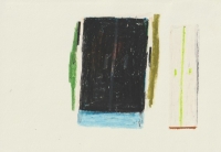 Ohne Titel, 2024, �lkreide auf Papier, 21 x 29.5 cm
