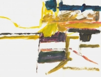 Ohne Titel, 2024, Acryl auf Papier, 21 x 29,5 cm
