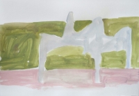 Ohne Titel, 2025, Acryl auf Papier, 21 x 29,5 cm
